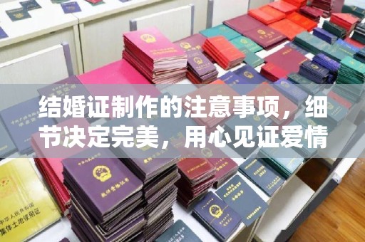 涿鹿结婚证制作的注意事项，细节决定完美，用心见证爱情